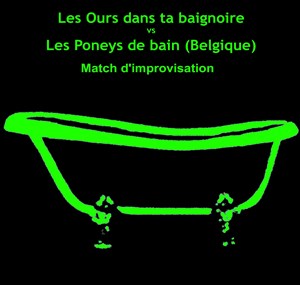 Affiche de Rencontre d'Improvisation Théâtrale