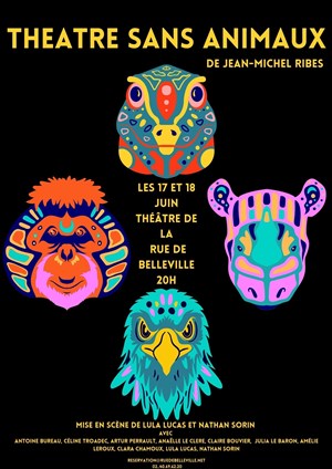 Affiche de Théâtre sans animaux