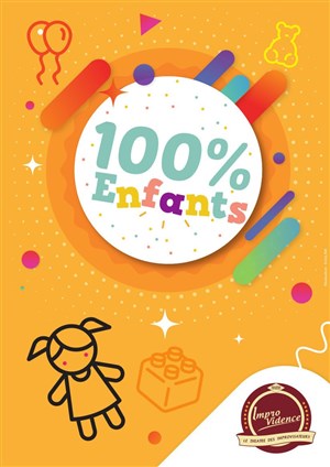 Affiche de 100% impro pour les enfants