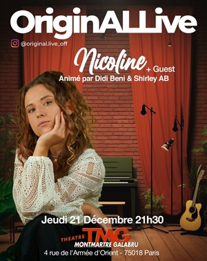 Affiche de Showcase Nicoline Julie Layse Hélène Renard Elah Cassy + guests