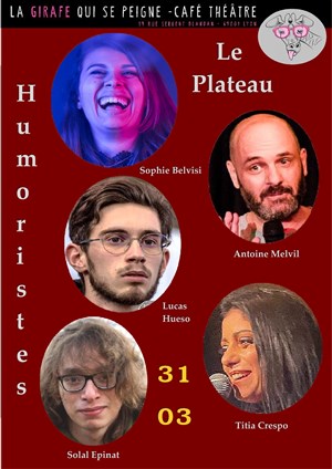 Affiche de Humoristes : Le plateau de La Girafe