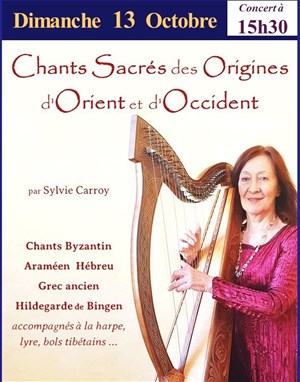 Affiche de Chants Sacrés des Origines d'Orient et d'Occident