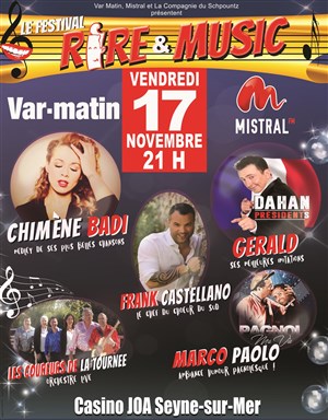 Affiche de Festival rire and music