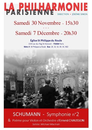 Affiche de Schumann : Symphonie n°2