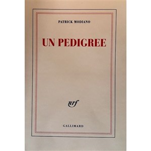Affiche de Un pedigree de Patrick Modiano