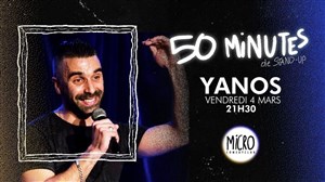 Affiche de 50 minutes de stand-up avec Yanos