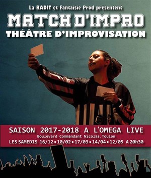 Affiche de Match d'Impros La Radit vs Les Scarabées