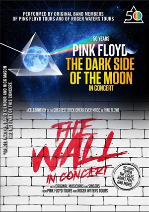 Affiche de Pink Floyd The Dark Side of the Moon : The Wall in concert
