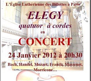 Affiche de Elegy : Quatuor à cordes