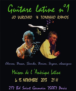Affiche de Toninho Ramos et Jo Vurchio | Guitare latine