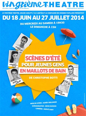 Affiche de Scènes d'été pour jeunes gens en maillots de bain