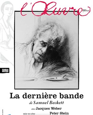 Affiche de La dernière bande | avec Jacques Weber
