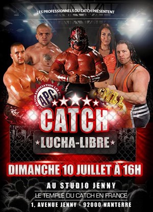 Affiche de Grand Show de Catch International