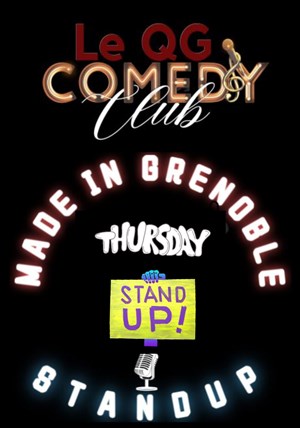 Affiche de QG Comedy Club: Jeudi Stand-Up - Made In Grenoble