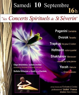 Affiche de Orchestre de violons & soliste virtuose de Gusli