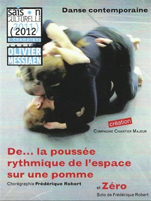 Affiche de De...la poussée rythmique de l'espace sur une pomme