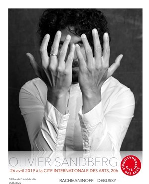 Affiche de Olivier Sandberg joue Rachmaninoff et Debussy