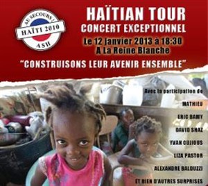 Affiche de Concert caritatif en faveur d'Haïti | Haïtian Tour