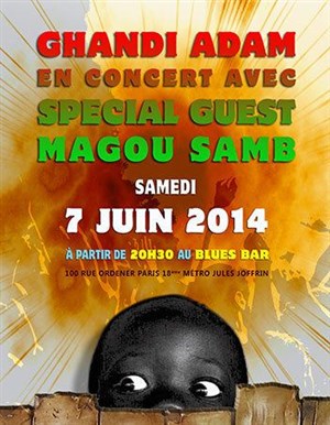 Affiche de Ghandi Adam