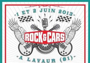 Affiche de Festival Rock'&'Cars