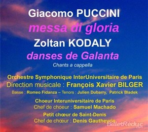 Affiche de Concert anniversaire du Choeur et de l'Orchestre Interuniversitaires