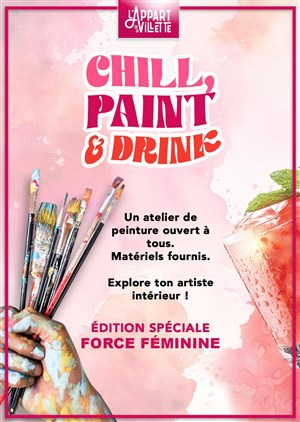 Affiche de Chill, paint & drink