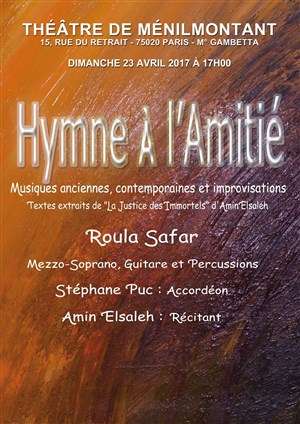Affiche de Hymne à l'Amitié
