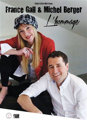 Affiche de France Gall et MicheL Berger - L'Hommage
