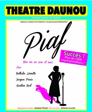 Affiche de Piaf une vie en rose et noir