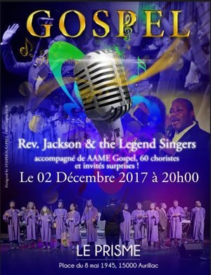 Affiche de The Gospel Legend Singers | Concert Gospel