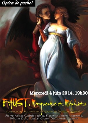 Affiche de Faust, Marguerite et Méphisto
