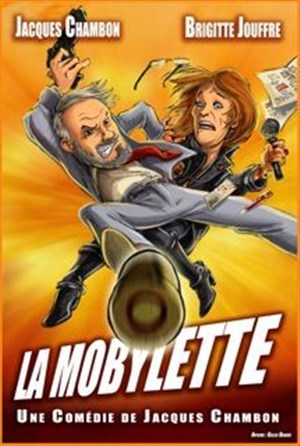 Affiche de Jacques et Brigitte Chambon dans La mobylette