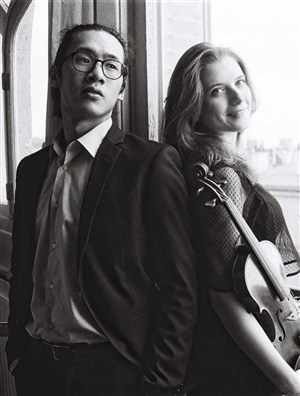 Affiche de Camille Théveneau et Florent Ling : Violon piano, les plus belles sonates
