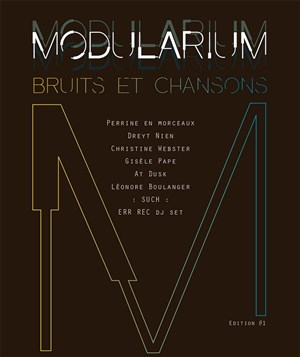 Affiche de Modularium - Bruits & chanson