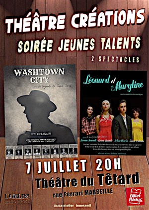 Affiche de Soirée Jeunes Talents : 2 créations originales