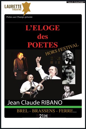 Affiche de L'éloge des poètes : Brel, Brassens, Ferré