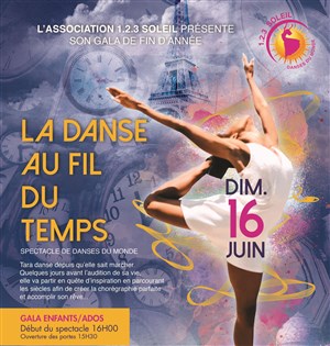 Affiche de Gala enfants / ados : 1.2.3 soleil - La danse au fil du temps
