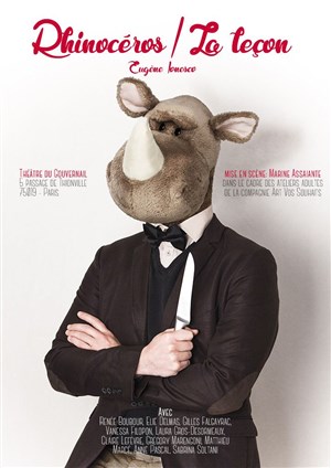 Affiche de Rhinocéros / La leçon