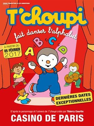 Affiche de T'choupi fait danser l'alphabet