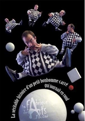 Affiche de La Véritable histoire d'un petit bonhomme carré qui tournait en rond