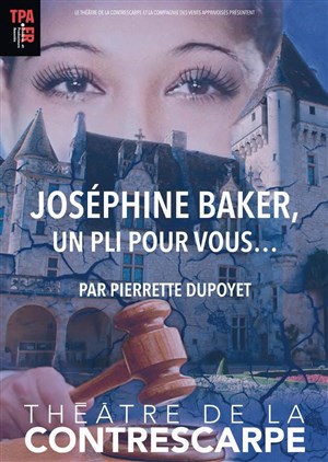 Affiche de Joséphine Baker, un pli pour vous...