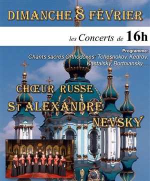Affiche de Choeur Russe St Alexandre Nevsky