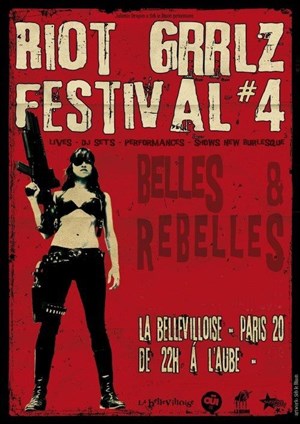 Affiche de Riot Grrlz Festival # 4
