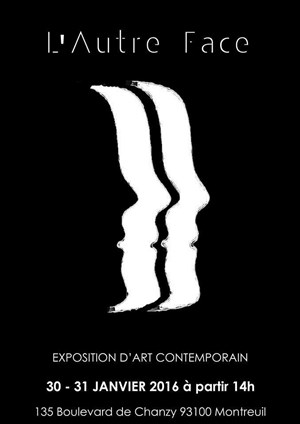 Affiche de L'Autre Face, Exposition d'art contemporain