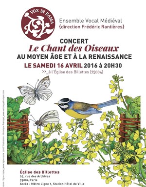 Affiche de Les chants d'oiseaux au Moyen Âge