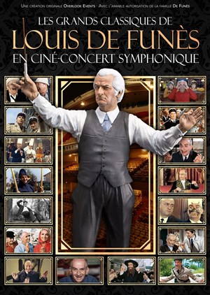 Affiche de Louis de Funès en Ciné-Concert