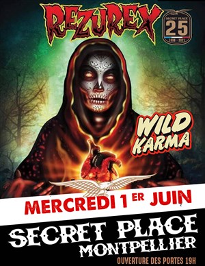 Affiche de Rezurex + Wild Karma