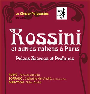 Affiche de Rossini et autres Italiens à Paris