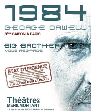 Affiche de 1984, Big Brother vous regarde