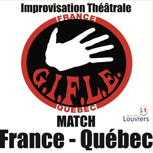 Affiche de Match d'Improvisation théâtrale France-Québec